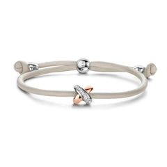 Kisses Sliding Bracelet with Diamond