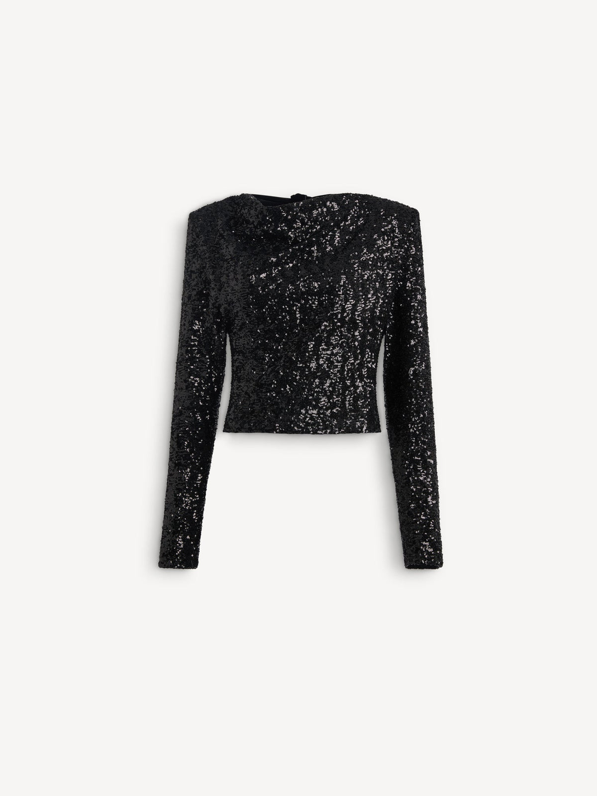 Sequinned Top With Bow