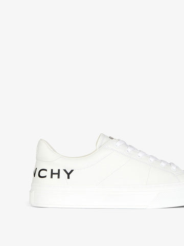 City Sport sneakers in leather with printed Givenchy Logo
