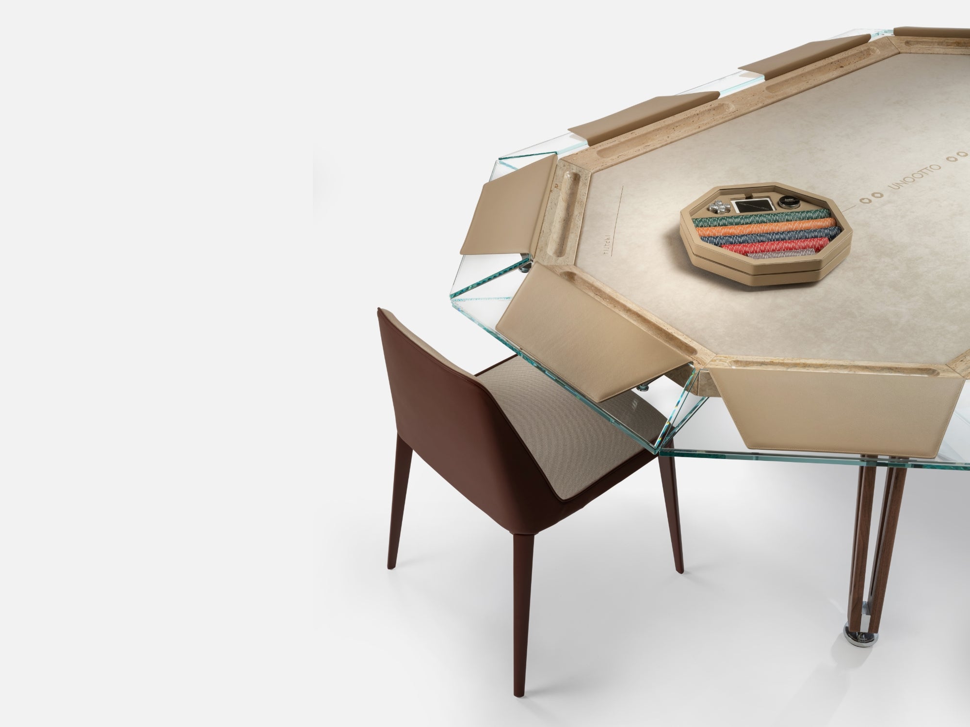 Unootto Marble Card Table IMPATIA