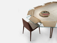 Unootto Marble Card Table IMPATIA