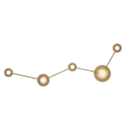 Constellation Cassiopeia Wall Sconce