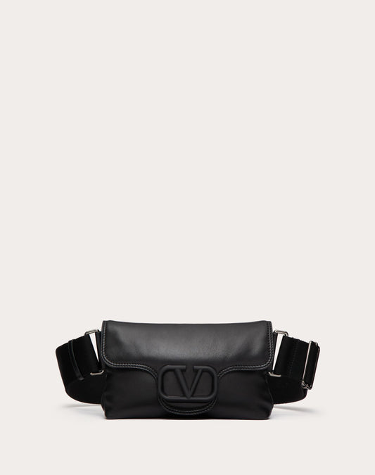 Valentino Garavani Noir Nappa Leather Shoulder Bag