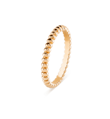 Perlée pearls of gold ring, small model