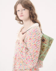 Valentino Garavani DeVain Embroidered Small Shoulder Bag