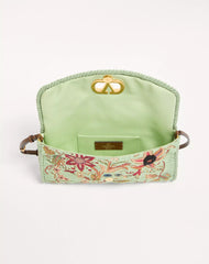 Valentino Garavani DeVain Embroidered Small Shoulder Bag