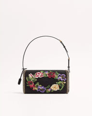 Valentino Garavani Devain Small Embroidered Shoulder Bag