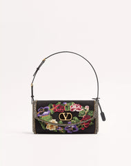 Valentino Garavani Devain Small Embroidered Shoulder Bag