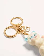 Valentino Garavani Le Chat De La Maison Nylon Bag Charm With Key Ring