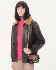 Valentino Garavani Locò Small Embroidered Shoulder Bag