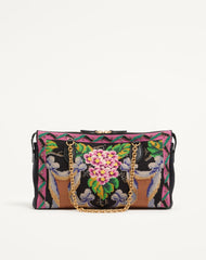 Valentino Garavani Panthea Medium Embroidered Shoulder Bag