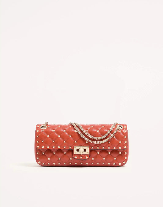 Valentino Garavani Rockstud Spike Medium Shoulder Bag In Kidskin