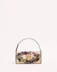 Valentino Garavani Vain Soft Embroidered Small Shoulder Bag