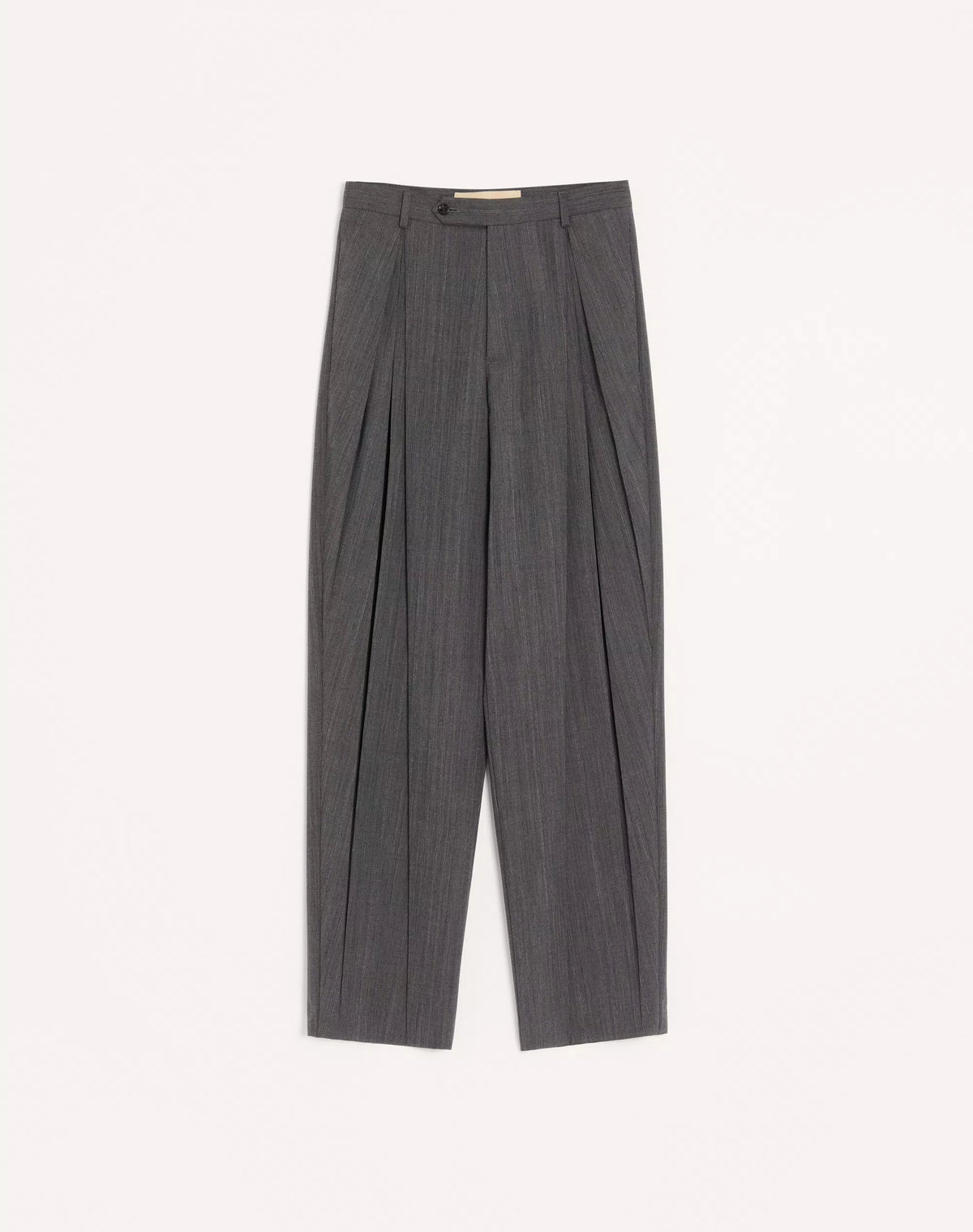 Valentino Pinstripe Wool Trousers With Pleats