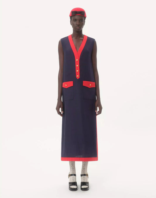 Viscose Linen Midi Dress