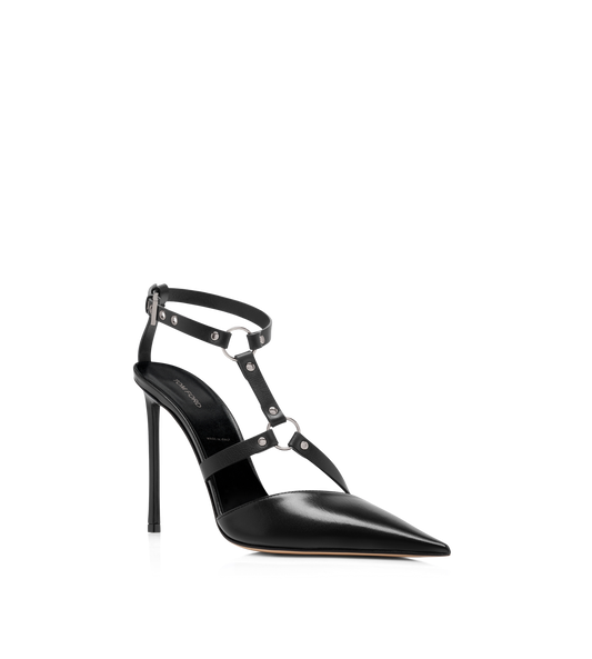 Shiny Leather Bound Pump