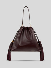 Medium Leather Kalispera Bag With Tassels