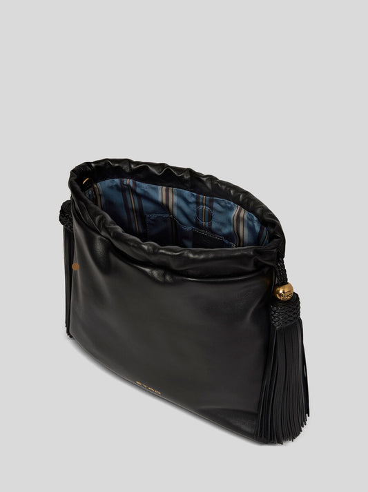 Medium Leather Kalispera Bag With Tassels