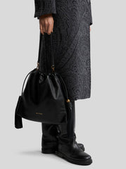Medium Leather Kalispera Bag With Tassels