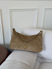 Chanel Preppy Small 22cm Dark Beige