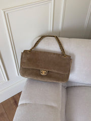 Chanel 32cm Maxi Dark Brown GHW UB991