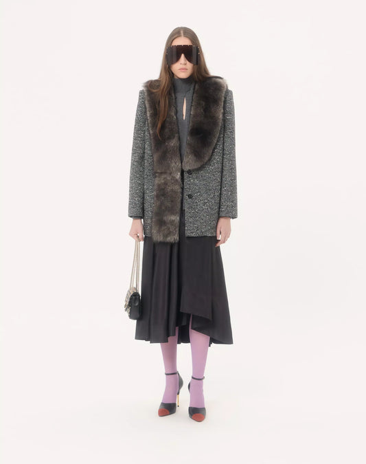 Wool Jumper with Scarf