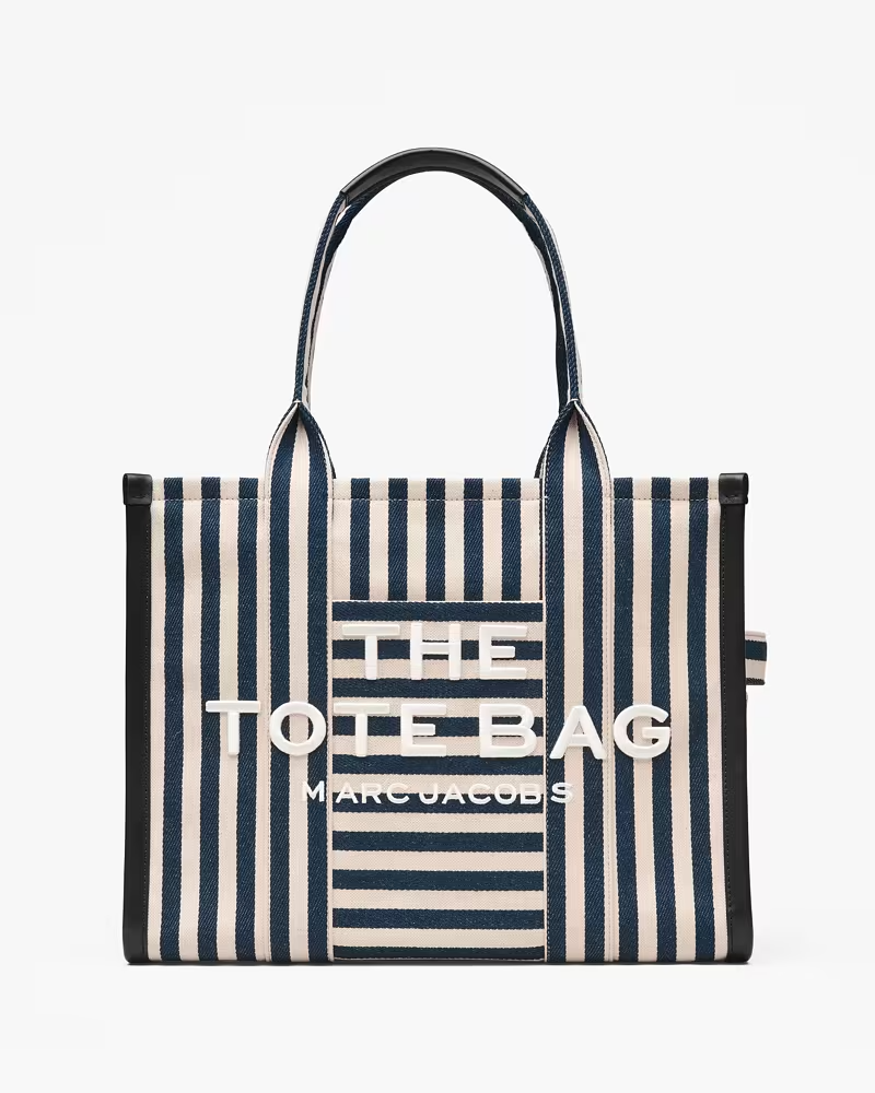 The Stripe Canvas Large Tote Bag