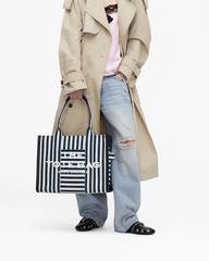 The Stripe Canvas Large Tote Bag