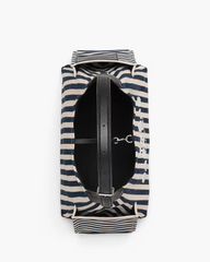 The Stripe Canvas Belted Sack Bag
