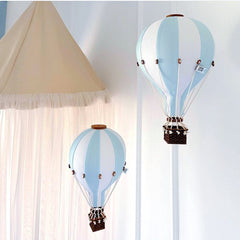 Blue and White Decorative Hot Air Balloon (3 Sizes)