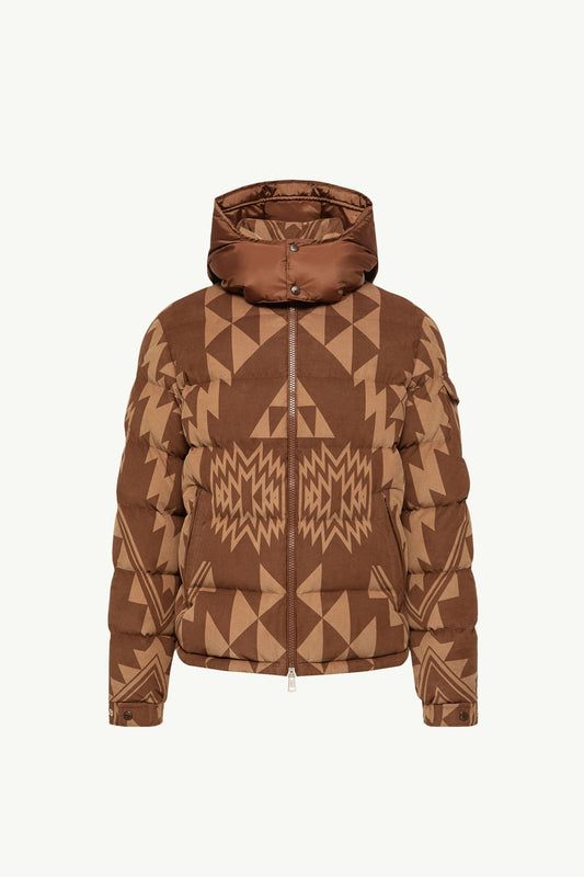 Boislune Hooded Corduroy Short Down Jacket