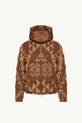 Boislune Hooded Corduroy Short Down Jacket