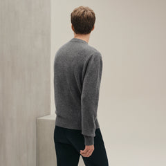 Cashmere "cheval Tangram" Crewneck Sweater