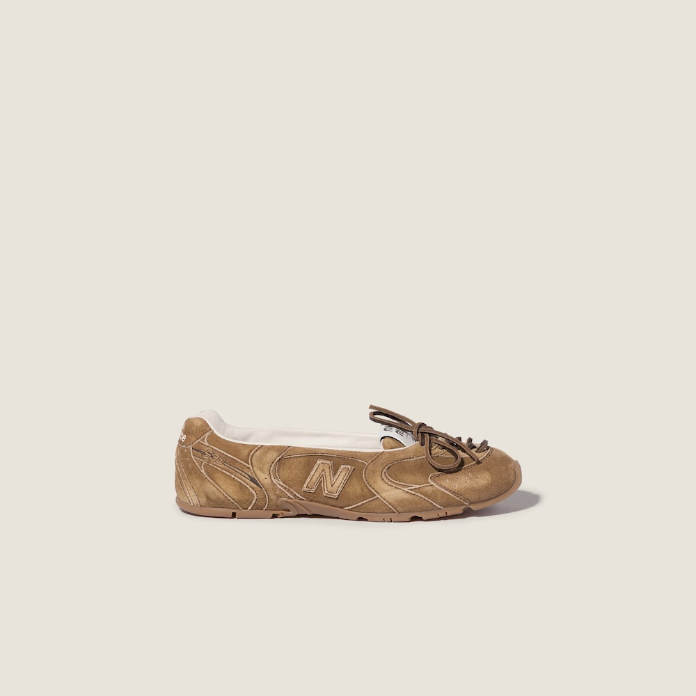 New Balance X Miu Miu 530 SL délavé suede ballerinas