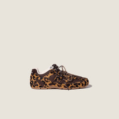 New Balance X Miu Miu 530 Sl Sneakers In Printed Leather And Technical Fabric