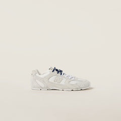 New Balance X Miu Miu 530 Sl Suede And Mesh Sneakers