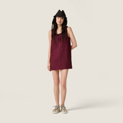 Bubble Embroidered Technical Fabric And Suede Sneakers