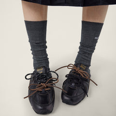New Balance X Miu Miu 530 Sl Deco Calf Leather Mules