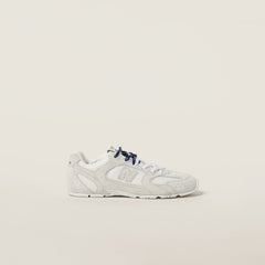New Balance X Miu Miu 530 Sl Suede And Mesh Sneakers