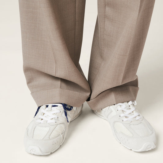 New Balance X Miu Miu 530 Sl Suede And Mesh Sneakers
