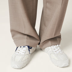 New Balance X Miu Miu 530 Sl Suede And Mesh Sneakers
