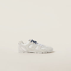New Balance X Miu Miu 530 Sl Suede And Mesh Sneakers