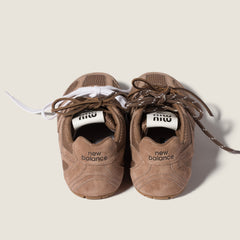 New Balance X Miu Miu 530 Sl Suede And Mesh Sneakers