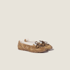 New Balance X Miu Miu 530 SL délavé suede ballerinas