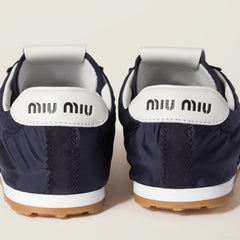 Plume Technical Fabric And Suede Sneakers
