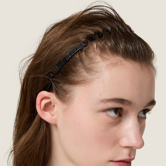 Metal And Leather Headband