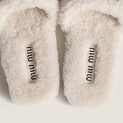 Shearling Slides