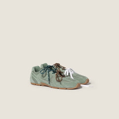 New Balance X Miu Miu 530 Sl Suede And Mesh Sneakers