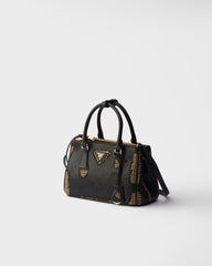 Prada Galleria Large Nappa Leather And Wool Bag