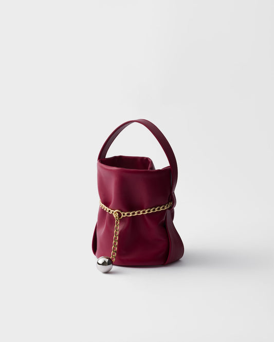 Petit Sac Noir Nappa Leather Mini-bucket Bag